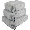 Compressible Packing Travel Storage Bag Cubes Waterproof Suitcase Nylon Portable with Handbag Luggage Organizer
