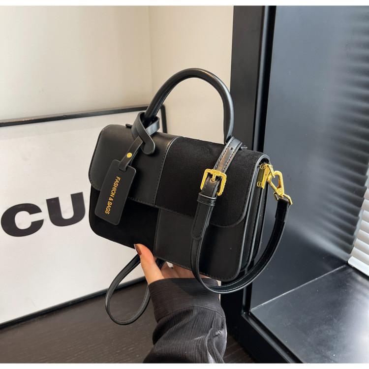 Fashionable Colorful Simple Handbag 2023 Autumn New Casual Small Square Bag All-match Single Shoulder Diagonal Bag Female