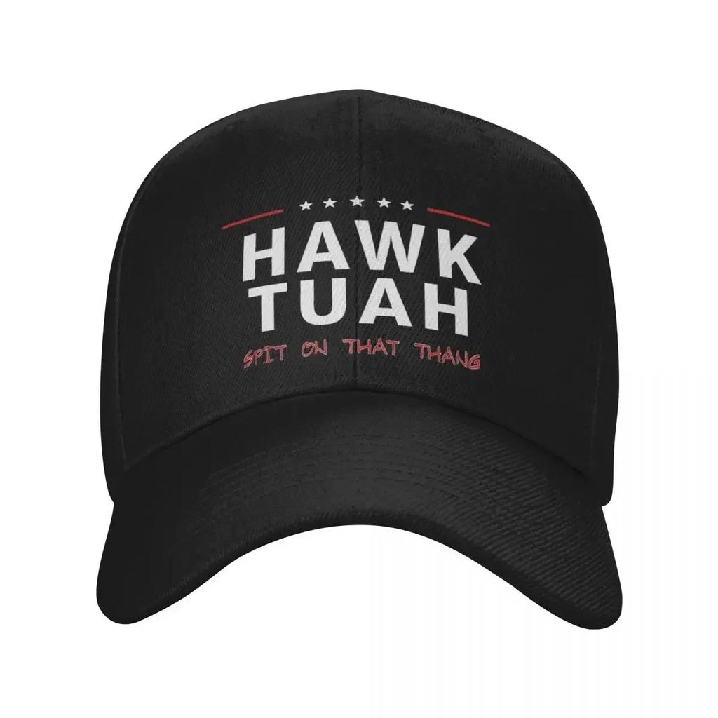 Hawk Tuah Spuck auf das Ding Baseballkappe Unisex HipHop Sonnenhut Lustige Meme Mütze Verstellbare Snapback Kappen Sonnenhüte Sommerkappen