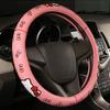 38cm Hello Kitty Car Steering Wheel Cover Universal Decor Handle Cover Cute Anti Slip Sweat Absorbing Cartoon Handlebar Cover