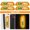 AAFO1 For Skoda Night Reflective Car Door Sticker Safety Warning Reflector Tape Decal Accessories S Kodiaq Octavia 2 3 Yeti Karoq
