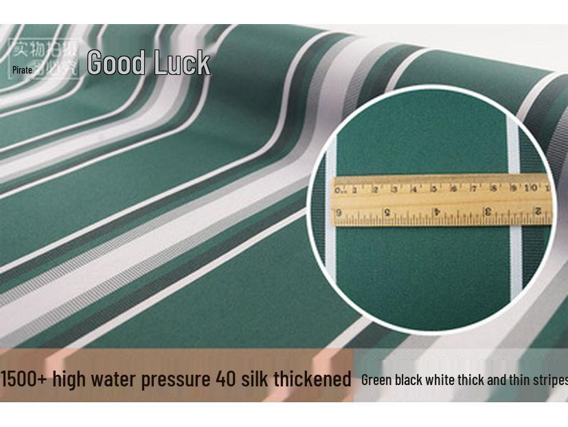 

Потовщений Водонепроникний Смугастий Тент-навіс від сонця з тканини Оксфорд 600D для Зовнішніх Наметів для Електромобілів