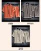 Men's Summer Waffle Short-Sleeve Sports Shirt and Shorts Two-Piece Set