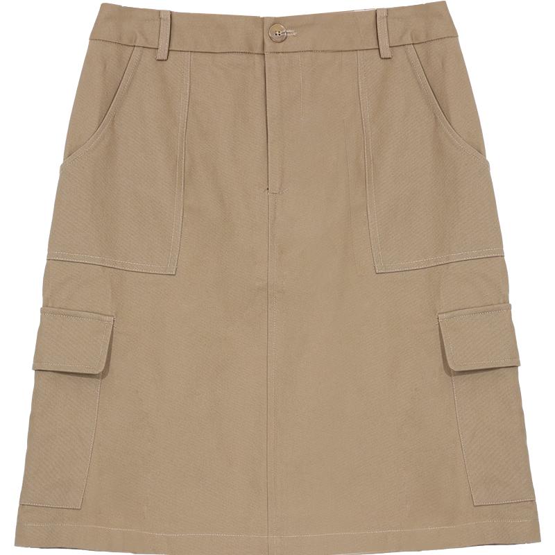 Betu Women s 2026 Spring Mid-High Waist Workwear A-line Skirt M