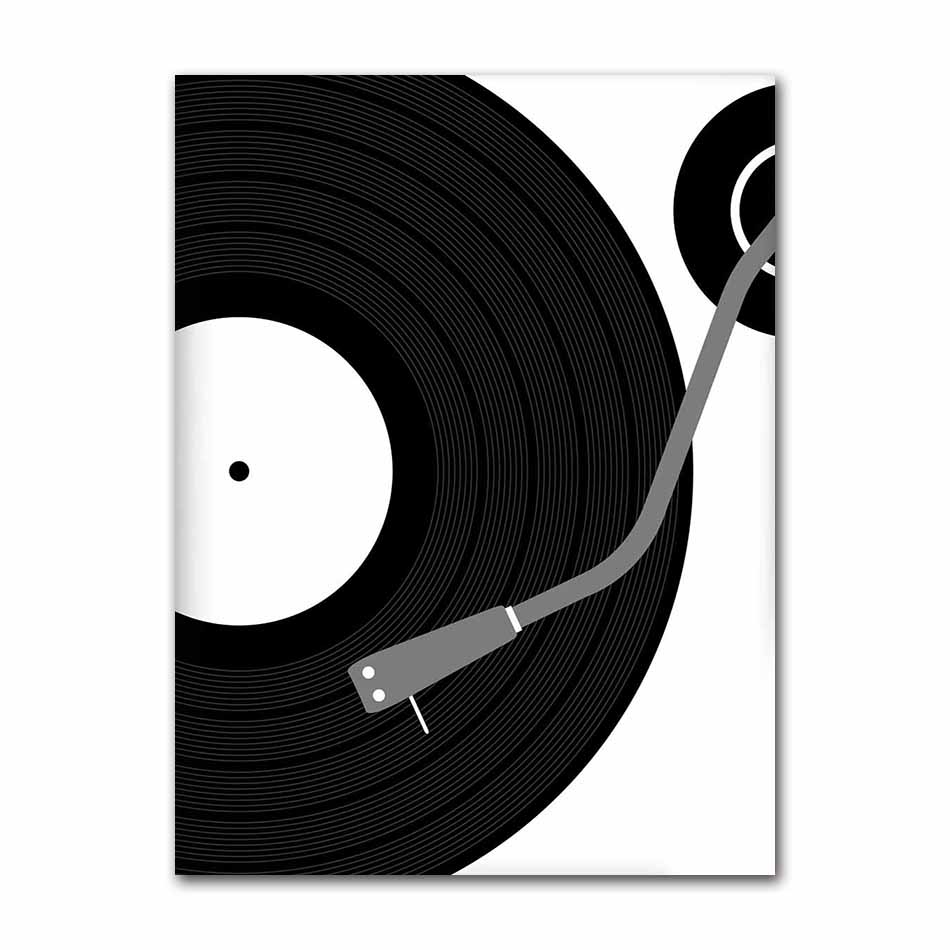 Minimalist Instrument Posters and Prints Music Enthusiast Modern Art Canvas Painting Wall Art Pictures Home Bar Room Decoration
