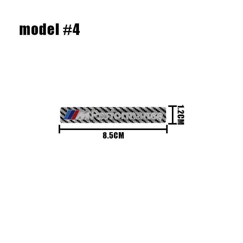 

3D Aluminum Car Badge Stickers Body Trunk Decoration Decal Accessories For Bmw M Performance E46 E36 G20 E90 E60 F30 F10 E39 X1