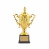 Goldfarbene Metalltrophäe Große Größe Individuell Gestaltbar Champion-Trophäe Kinderspielzeug Bastelspielzeug Pokal Wettbewerb Fußball