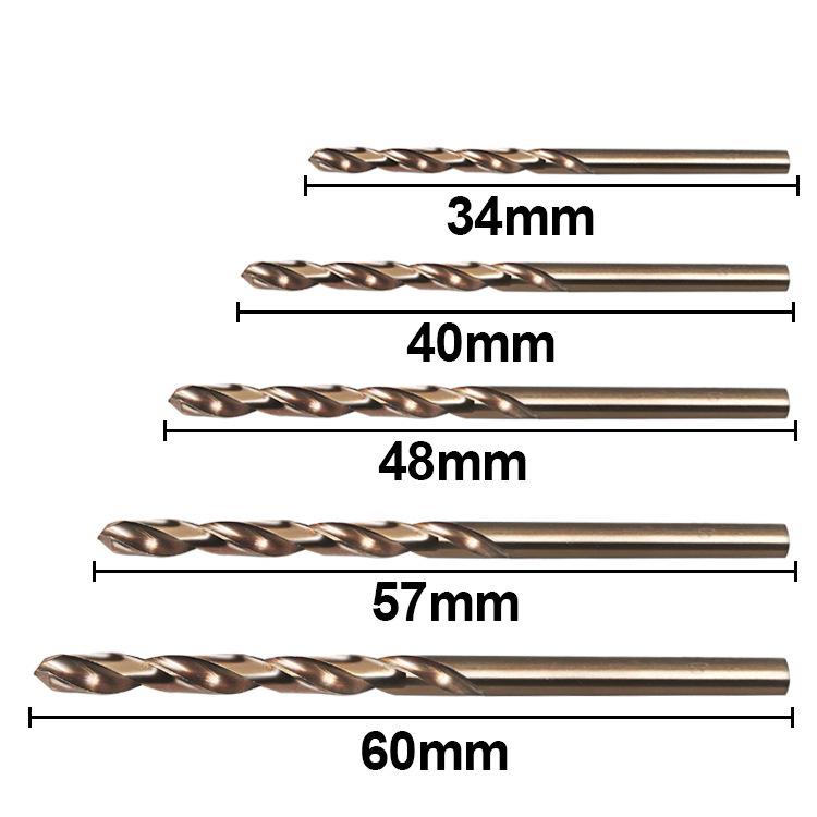 M35 Cobalt High-Speed Steel Twist Drill Bit for Stainless and Alloy Steel