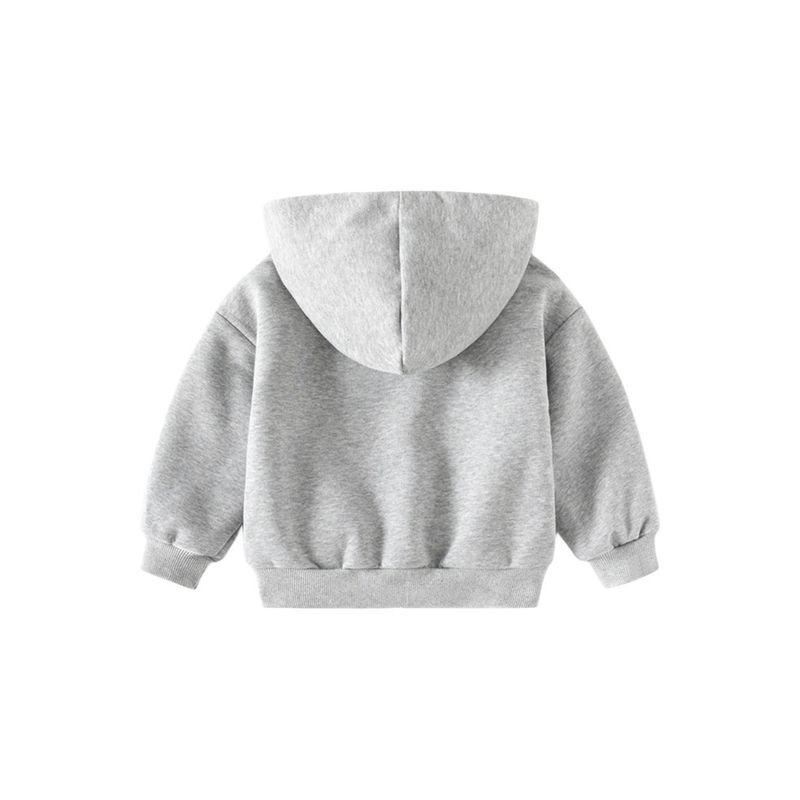 K-style Children's Clothing Spring and Autumn Boys Hooded Sweatshirt Baby Boy Dinosaur Hoodie Tops Kids Zip-up Shirt Outwear Thick