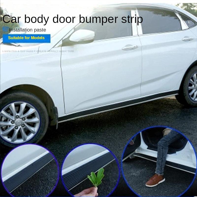 Protezione Antigraffio Minigonne Laterali Auto Universali - In Gomma 8cm X 4m Antigraffio Paraurti