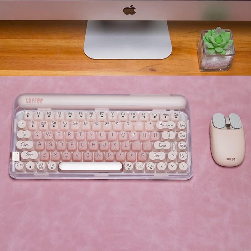 

Lofree OE914 84-Key Foundation Pink Gasket Mechanical Keyboard & Mouse Set