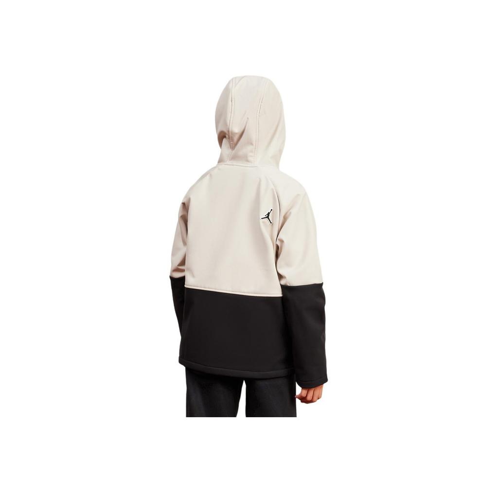 Jordan Jacke Fleece Warm Bequem Hautfreundlich Langarm Kinderjacken Weiß Grau JD2442031GS-001