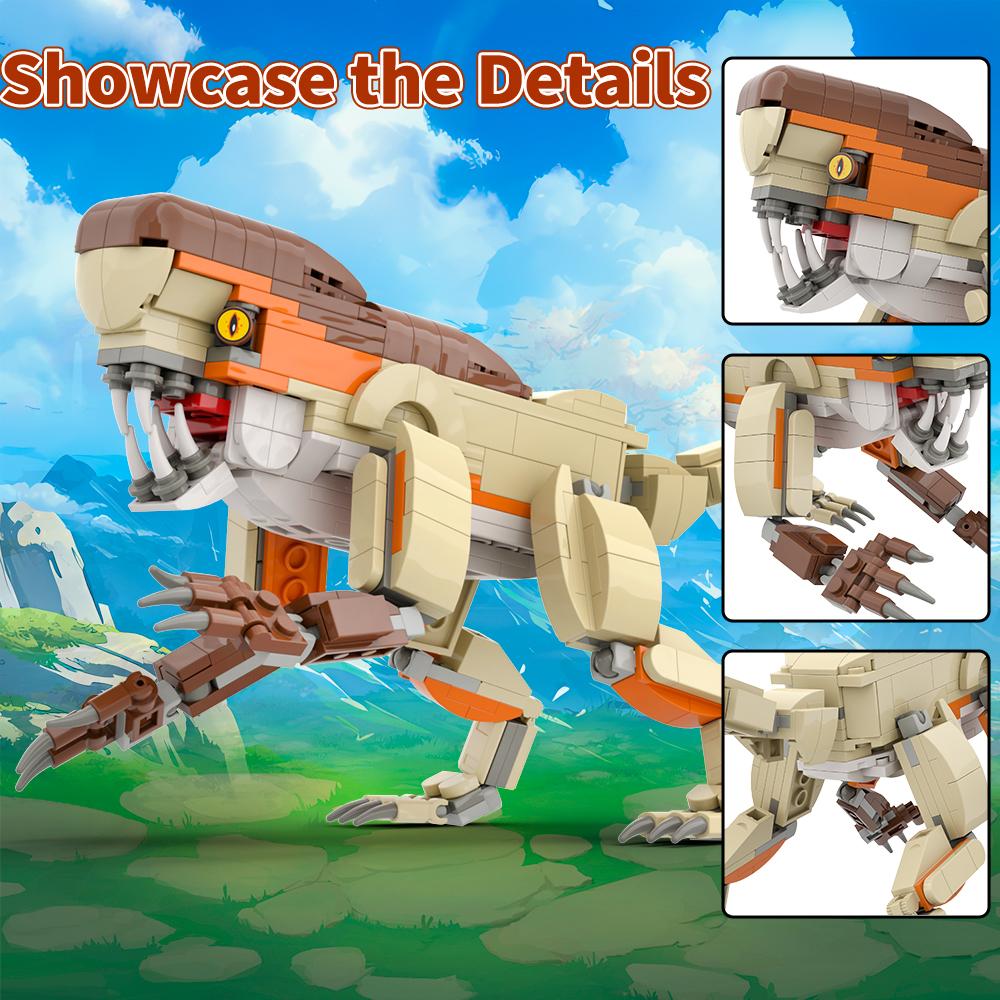 Moc Jurassicess High-Standard And First-Class World Indominus Superior-Grade Rex High-Standard Dinosaur Superior-Grade Construction-Set
