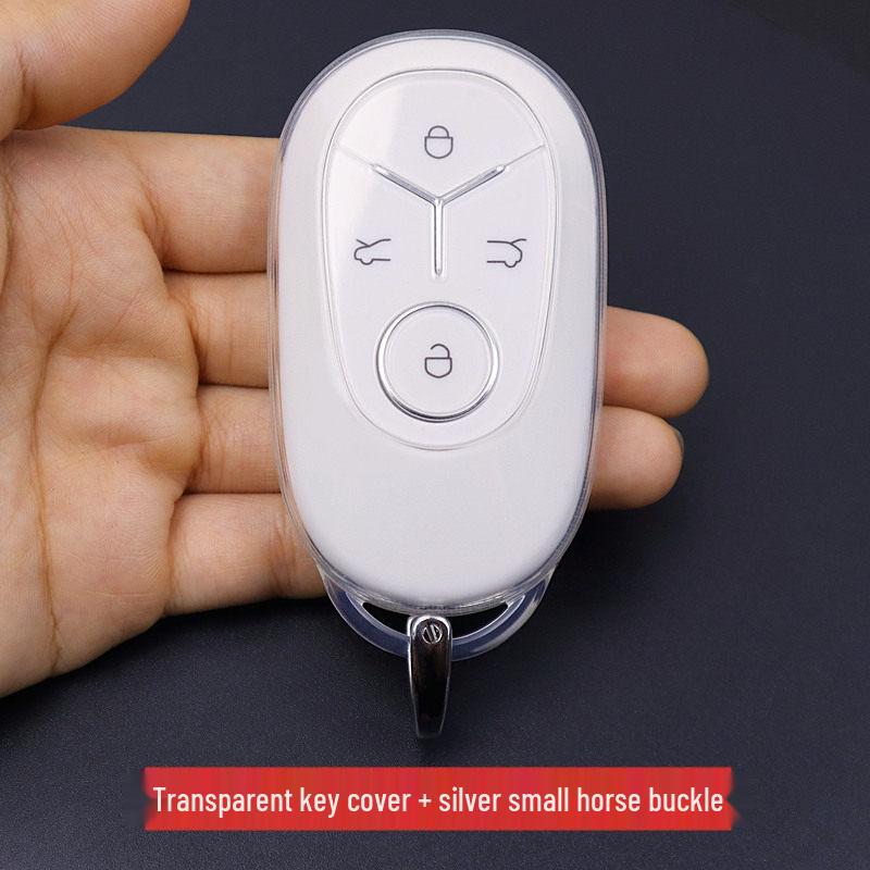 Ultra-thin Transparent Key Case for Geely Vision 2024-2026 Models
