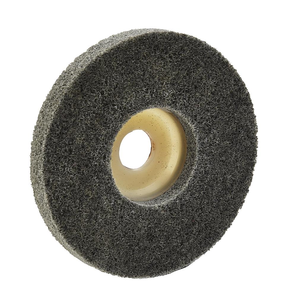 4" Nylon Fiber Polishing Metal Wood Buffing Wheel Pad Disc Kit For Angle Grinder