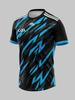 Unisex Striped O-Neck Breathable Running Fitness Sports T-shirt