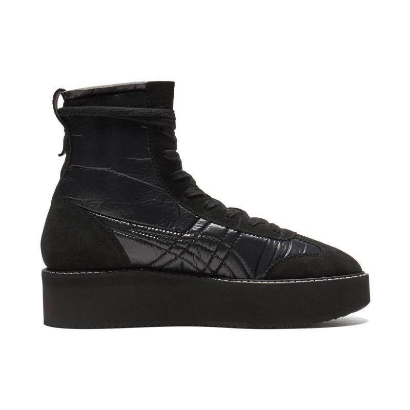 Onitsuka Tiger Delegation Chunk Skateboard Shoes Unisex High top Black Sneakers 1183C117-001