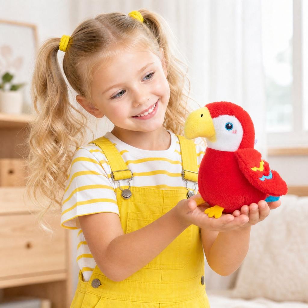 Plüsch-Schlüsselanhänger-Spielzeug, Niedlicher Vogel Plüschtier Anhänger Puppe für Taschen und Rucksäcke