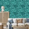 Turquoise Animal Skin Wallpaper Turquoise and Mint 50x1000