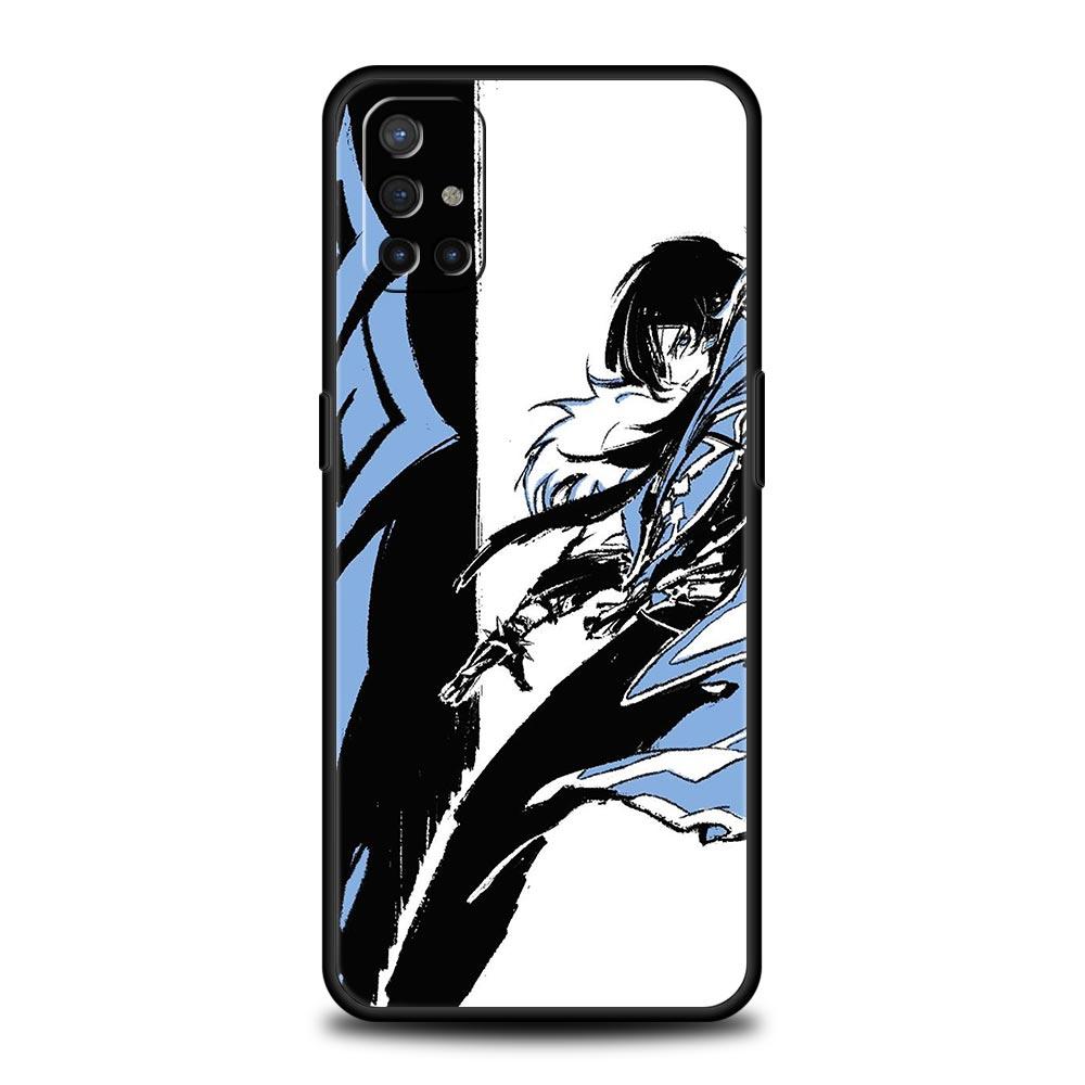 Genshin impact black and white For OnePlus 9 8 7 7T 10 Pro Phone Case for Oneplus 9RT 9R 8T Z Nord 2 N100 N200 N10 CE 5G Cover