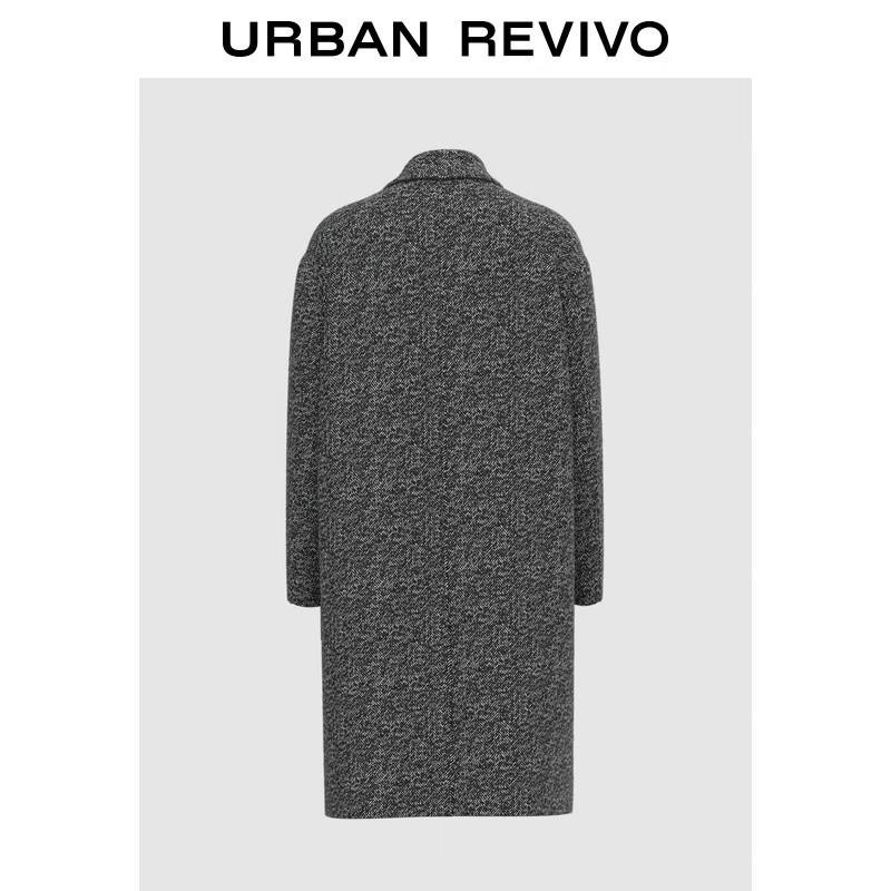 

Мужское длинное жаккардовое пальто UR, зима 2024 S