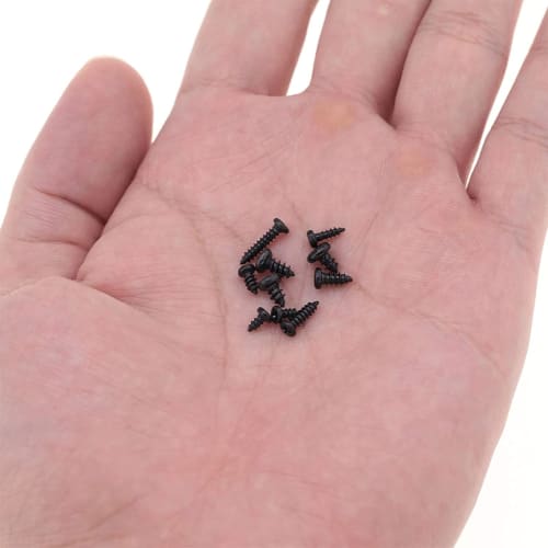 PENGLIN 450-delers sett med senkhodeskruer, karbonstål, M2.3, M2.6, M3, svart, mikroskruer, senkhodeskruer