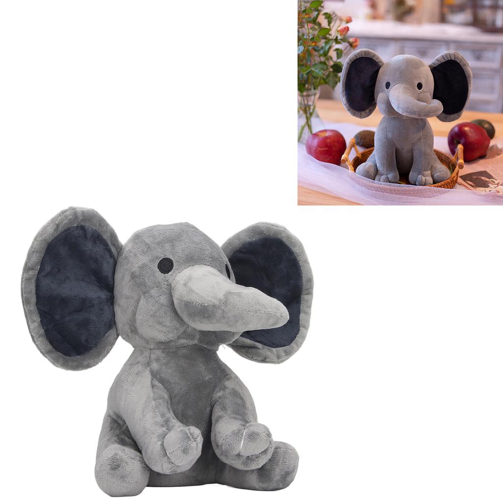 Elephant Plush Toy Multipurpose Cute Safe Comfortable Soft Stuffed Animal Toy for Kids Home Decor