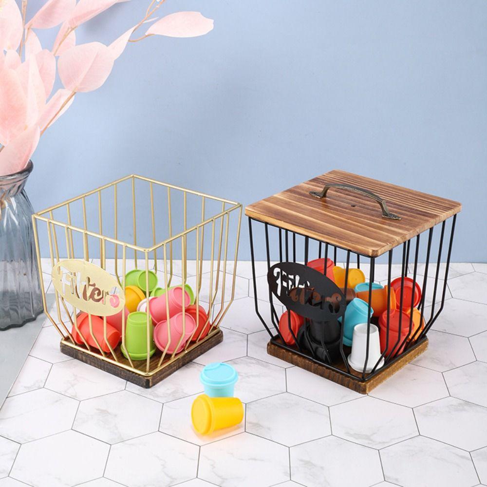 Large Capacity Coffee Pod Holder Coffee Pod Irregular Shape Coffee Capsule Holder Home Decoration Storage Cup