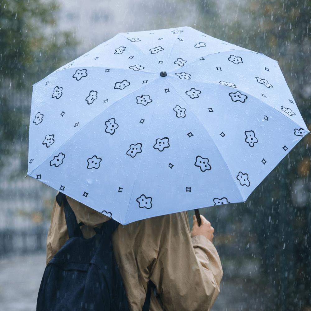 Windproof Portable Folding Umbrella Fully Automatic Dual Use Umbrella Beach