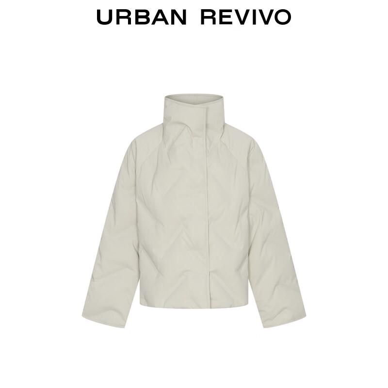 UR 2025 Winter Damen Gesteppte Stehkragen Weite Daunenjacke