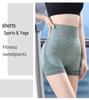 High-Waisted Fitness Shorts for Women - Seamless Stretchy Yoga and Cycling Peach Butt Shorts