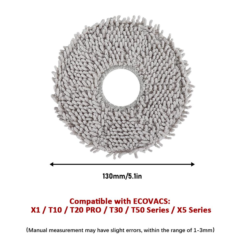 Mop Pad For ECOVACS Deebot X1 Omni X2 Omni T30 Pro Omni X1 X2 T5 T50 T10 T20 Omni T30s combo Mop Cloth Robot Vacuum Cleaner