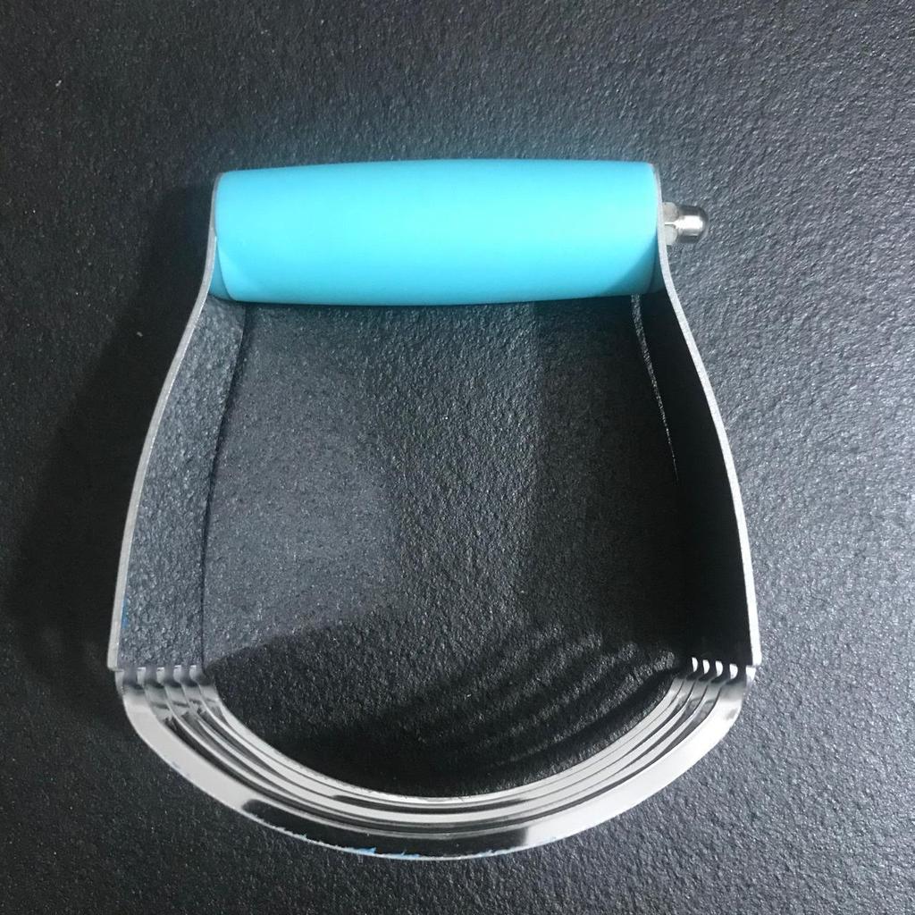 Multi-Color Stainless Steel Mixing & Cutting Tool: Flour Scraper, Mixer & Beater