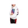Jordan Letter Print Pattern Comfortable Breathable Warm Fashion Hoodie Kids Hoodies White CV5717-100