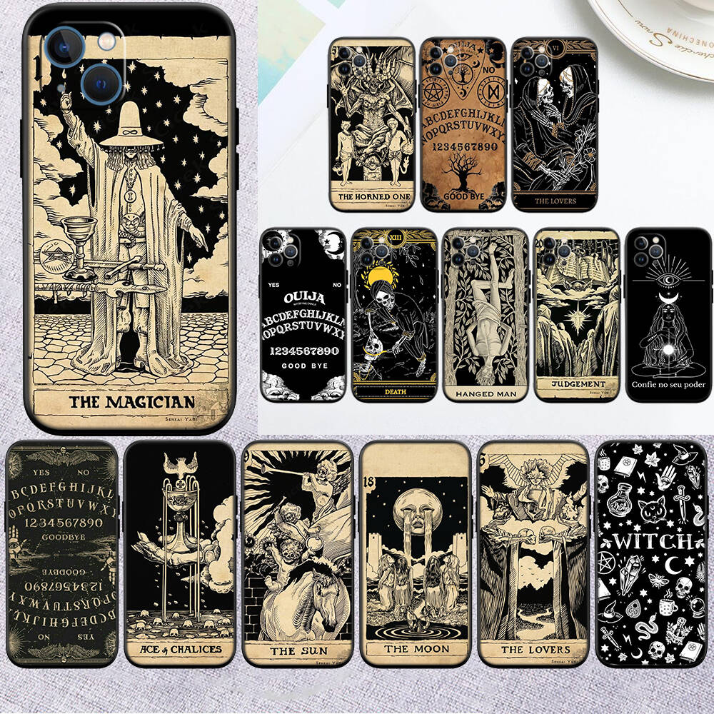 MH7 Witch Divination Tarot Phone Shell Case for Redmi Note 8 9 10 11 11S 10C 10X 10A 10T 9A 9C 9T 9S 8T Pro Max Plus Prime