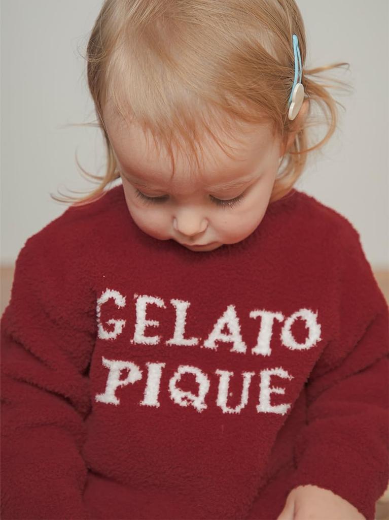 Gelato Pique BABY Airy Moko Logo Pullover PBNT254437 RED 80