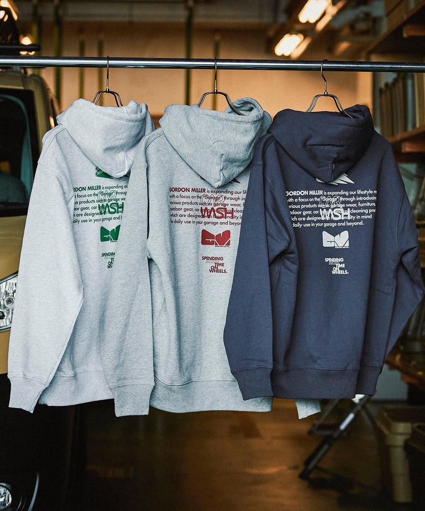 GORDON MILLER Men's Sponsor Print Hoodie, 12.7 oz., Charcoal Gray, Size M (1745183)