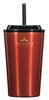 Pearl Metal Straw Coffee Cherry Vacuum Cafe Mug Barista HC-522 Tumbler, 400ml, Design, Insulated,