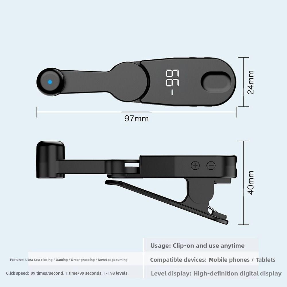 USB Interface Auto Screen Clicker Mini Mobile Phone Screen Clicker Screen Tapper  Cell Phone