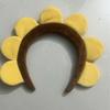 Plyšová slunečnice obruč do vlasů pro dospělé teenagery tématická párty 3D květinová pokrývka hlavy dámská čelenka na mytí obličeje rekvizity na hudební festival