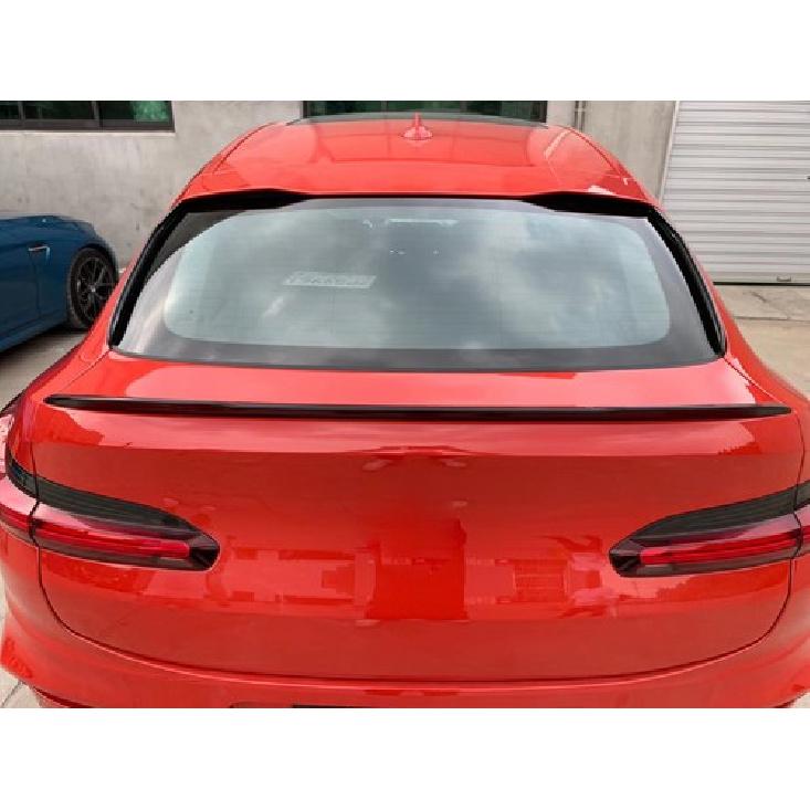 Fit For BMW X4 G02 19+ Carbon Look Rear Window F Side Spoiler Flaps Wing Lip