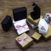 10pcs 9sizes Small Gift Craft Handmade Kraft Paper Box Candy Storage Cardboard Package Wrapping