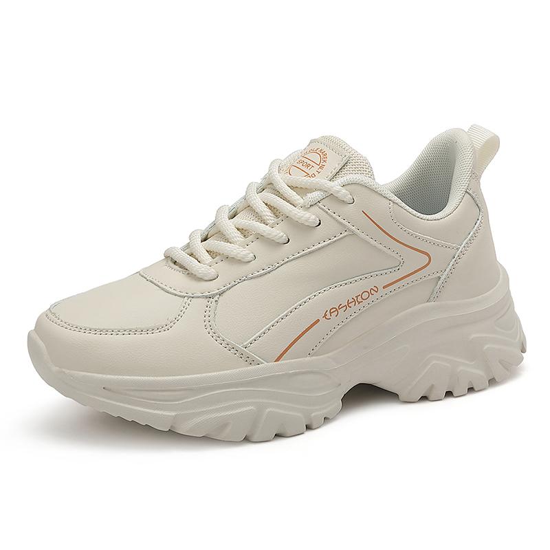 Fashion Autumn Casual Comfortable Sports Shoes Inner Heeled Shoes Thick Bottom Anti Slip Fashionable Versatile Shoes 2025