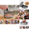 Modern Aluminum Alloy Circular Hamburger Press For Juicy Patties And Rice Balls