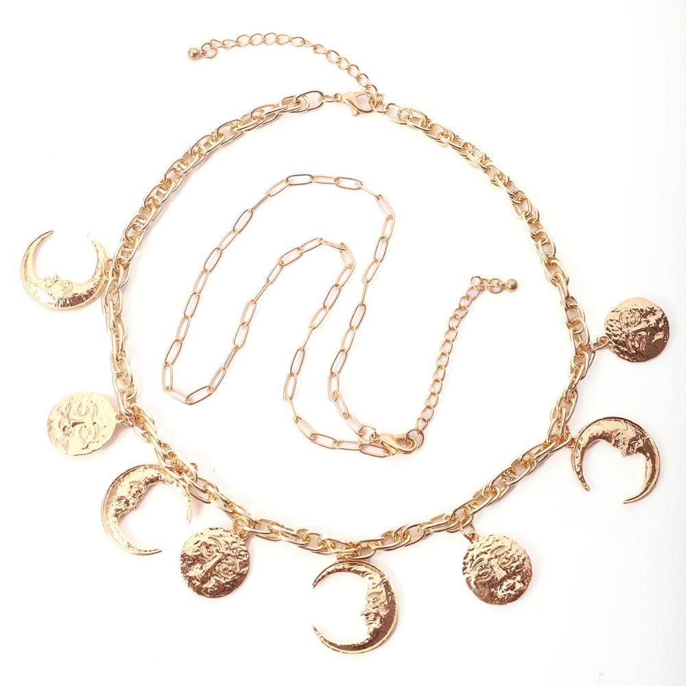 Geometry Metal Collarbone Chain Fashion Cowboy Cowgirl Choker Fashion Multilayer Necklace  Holiday