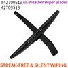 Rear Wiper Arm Blade for 2022 2023 2024 2025 2026 Chevrolet Chevy Trailblazer LS LT ACTIV RS L Sport Utility 1.2L 1.3L 42709519 42709518 Rear Back