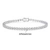925 Sterling Silver Moissanite Tennis Chain Women's Luxury Bracelet