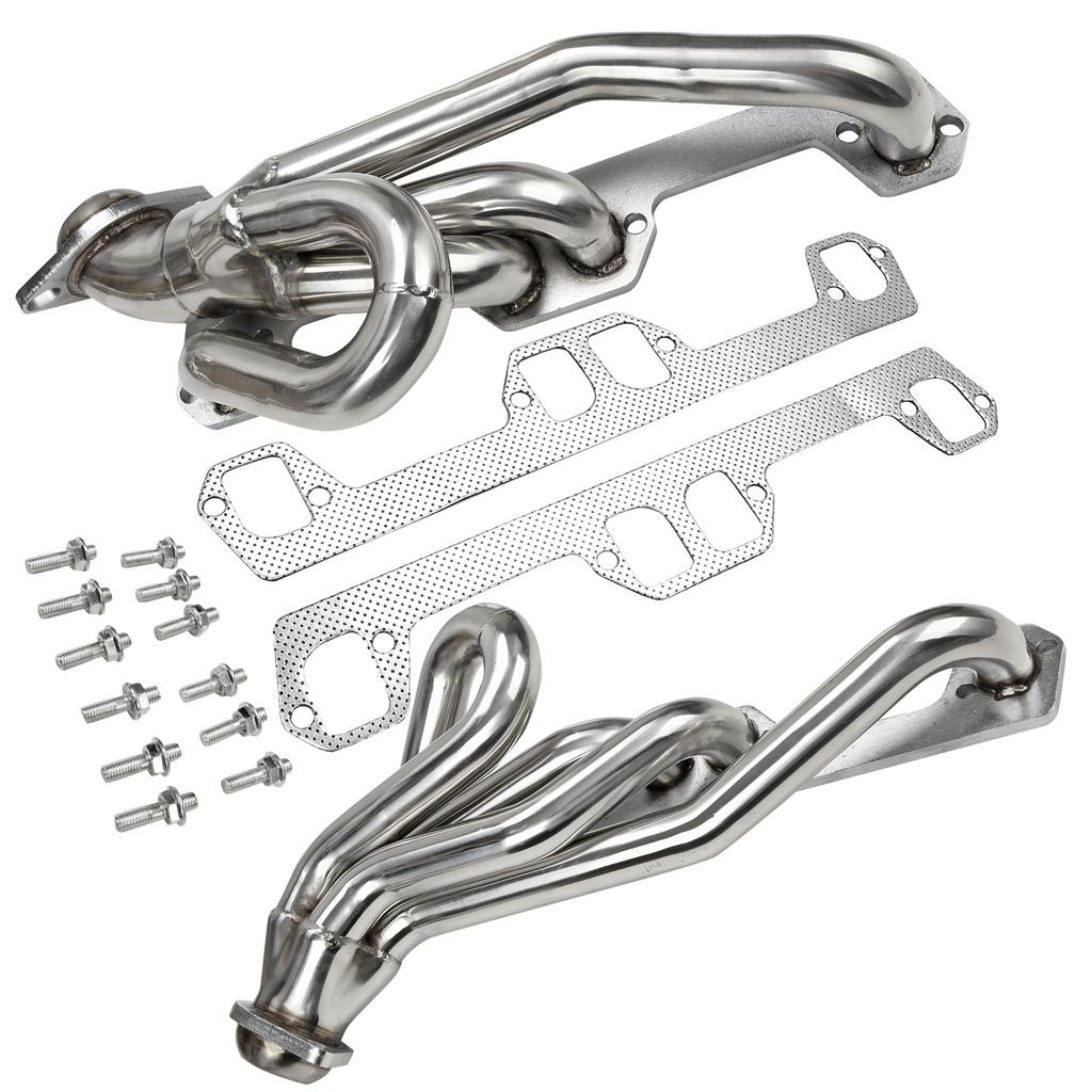 Stainless Exhaust Headers Wrap for 1994-2004 Dodge Ram 1500, 2500, 3500, Dakota, Durango 5.2L/5.9L Magnum V8