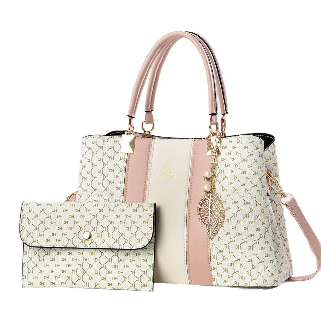 Fashion Two Piece Matching Handbag Set For Ladies, All-Match Multiway Shoulder Crossbody Daily Bag