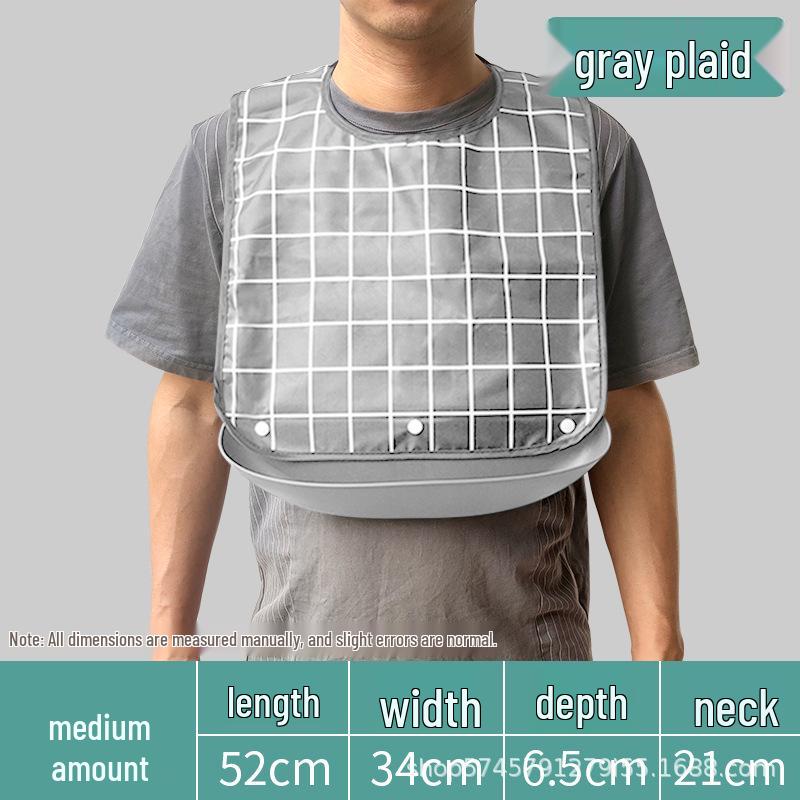 Wasserdichte Esslatz für Erwachsene & Senioren – Große, spezielle Schürzen für Senioren